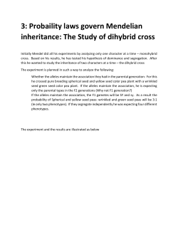 Dihybrid cross - WordPress.com