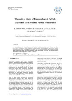 Theoretical Study of Rhombohedral NaCaF3 Crystal in the Predicted