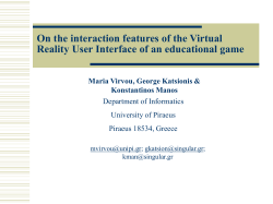 Evaluation of a Virtual Reality Game for Education