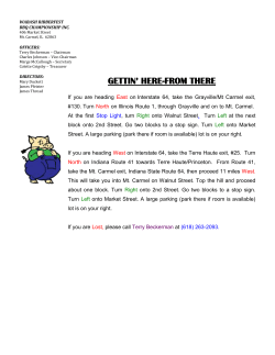 General Ribberfest Directions