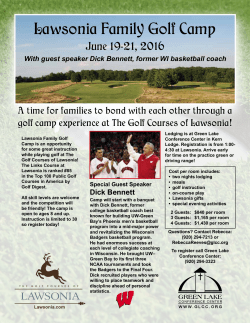 Lawsonia Family Golf Camp - Green Lake Conference Center