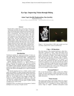 Eye Spy: Improving Vision through Dialog