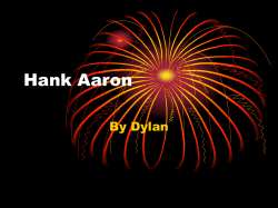 Hank Aaron - Mrs. Marcus