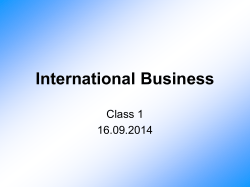 The increasing integration between the markets for goods, services