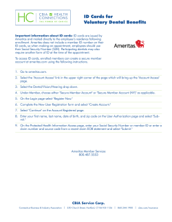 ID Cards for Voluntary Dental Benefits