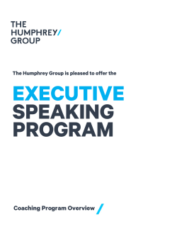 Coaching Program Overview