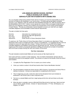 special education school of choice