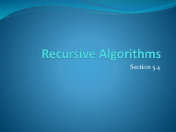 Induction and recursion