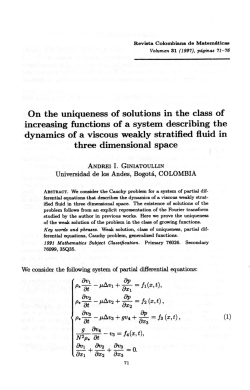 On the uniqueness of solutions in the class of increasing functions of