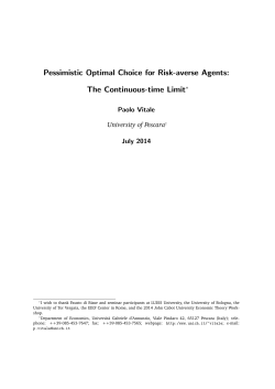 Pessimistic Optimal Choice for Risk