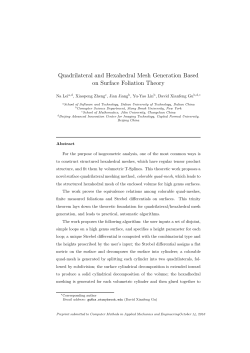 Quadrilateral and Hexahedral Mesh Generation Based on Surface