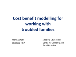Sheffield-specific costs - Learning and Work Institute