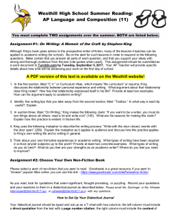 AP Language and Composition