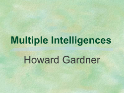 Multiple Intelligences