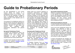Guide to Probationary Periods