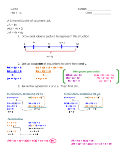 6x &ndash; 4y = 2 2x &ndash; 2y
