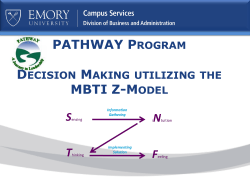 Decision Making - Campus Services