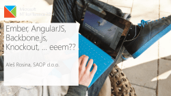 Ember, AngularJS, Knockout