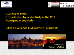 Gilles de la Londe J, Mignotte K, Aubert JP. Qualitative study