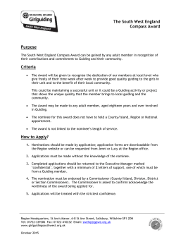 Action: - Girlguiding South West England