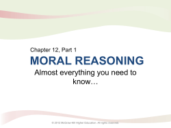 MORAL REASONING