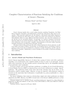 Complete characterization of functions satisfying the conditions of
