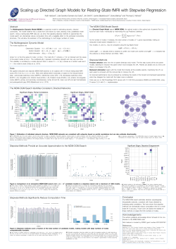 Scaling up Directed Graph Models for Resting