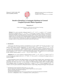 Iterative Hermitian R-Conjugate Solutions to General - PMF-a