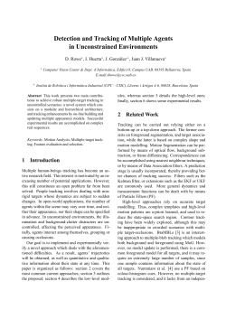 Detection and Tracking of Multiple Agents in Unconstrained
