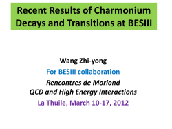 ppt - Rencontres de Moriond