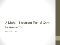 Geo Wars &ndash; The development of a location based game