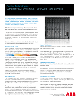 Control Technologies Symphony DCI System Six &ndash; Life Cycle Parts