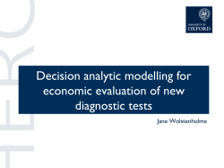 Decision analytic modelling for economic evaluation of - NIHR-DEC
