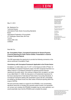 Conceptual Framework for General Purpose Financial