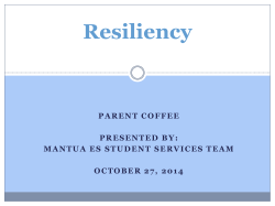 Fostering Resiliency Powerpoint