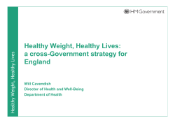 Healthy Weight, Healthy Lives: a cross