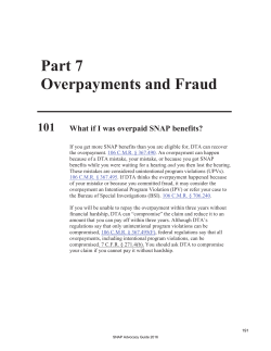 SNAP Advocacy Guide 2016