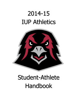 Student Athlete Handbook