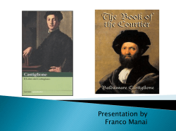 The Courtier - The University of Auckland