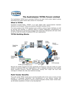 The Australasian TETRA Forum Limited