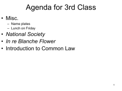 National Society In re Blanche Flower