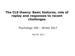 The CLS theory