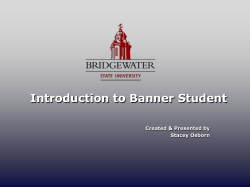 Banner8_121 - Bridgewater State University