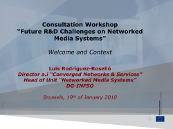 Networked Media and 3D Internet