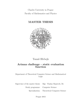 Arimaa challenge - static evaluation function