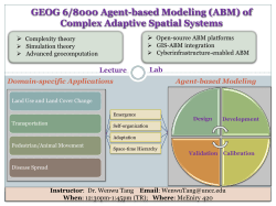 of Complex Adaptive Spatial Systems