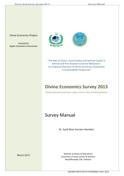 Manual - Divine Economics