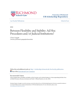 Between Flexibility and Stability