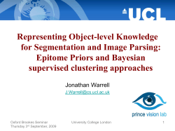 Epitome Priors and Bayesian supervised clustering approaches