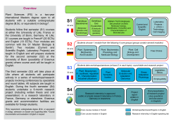 S1 S2 S3 S4 - UFR de Biologie Lille 1